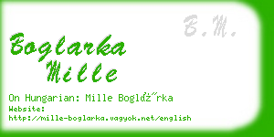 boglarka mille business card